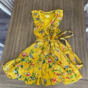 Yellow Floral Maeve by Anthropologie Dress(S)